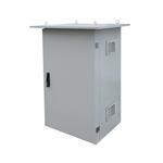 Thermally insulated cabinet LC-07, 15U 700x400, grey, with ventilation on right side panel