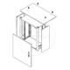 Solarix Thermally Insulated Cabinet LC-07 24U 700x600 RAL 7035 without Ventilation Unit