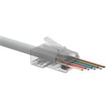 Solarix universal EASY connector RJ45 CAT6 UTP 8p8c, pass-through