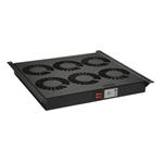 Solarix Ventilační jednotka univerzální 6 ventilátorů s termostatem BK do stropu i do dna VJ-R6