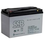 SSB AGM lead acid battery 12V 120Ah, lifetime 10-12 years, M8 connector