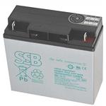 SSB lead battery 12V 18Ah AGM, M5, VRLA