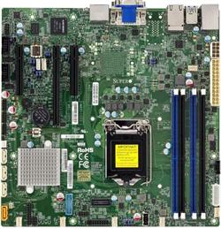 SUPERMICRO MB 1xLGA1151 (i7 do 1U), Q170,DDR4,4xSATA3,PCIe 3.0 (1 x16, 2 x4),HDMI,DP,DVI,12v DC, IPM