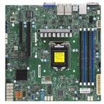 SUPERMICRO MB 1xLGA1151 (Xeon E3-21xx,i3), C246, 4xDDR4, 8xSATA3, 2x M.2, 2xPCIe3.0 x8, VGA, 4x LAN,