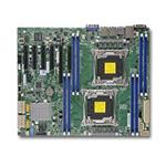 SUPERMICRO MB 2xLGA2011-3, iC612 8x DDR4 ECC,10xSATA3,(PCI-E 3.0/1,3,1(x16,x8,x4)PCI-E 2.0/1(x4),2x
