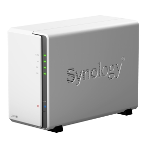 Synology NAS DS-216j, box pro 2x SATA HDD, Dual Core 1.0 GHz, 512MB RAM, 1x GLAN, 2x USB3.0, 1x eSATA