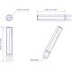 Teltonika PR1CS530 5G straight compact Mobile SMA antenna