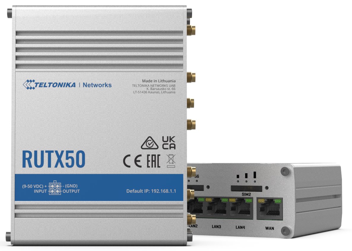 Industrial Router 5G/4G LTE Dual SIM Teltonika RUTX50