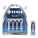 TESLA SILVER alkaline battery AA (LR06), 4pcs
