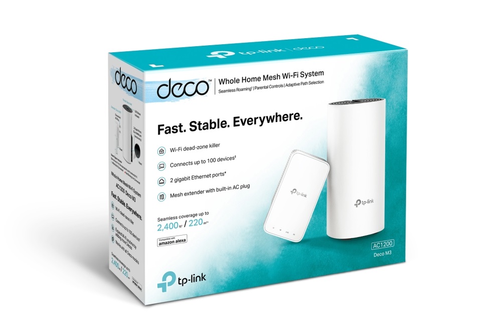 TP-Link Deco M3 - Mesh Wi-Fi system (2-pack) | Discomp