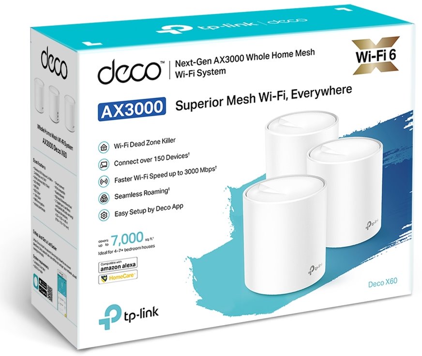 高価値】 TP-Link ティーピーリンク Deco X50 2P AX3000メッシュWi-Fi 6システム 2個パック 