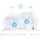 TP-Link Deco XE75 Pro(1-pack) - Mesh Wi-Fi 6E system (1-pack)