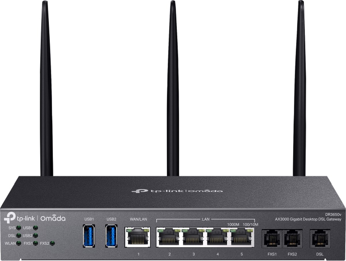 TP-Link DR3650V - Omada Wi-Fi 6 Gigabitová DSL Gateway