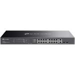 TP-Link ES220GMP - Omada 20-Port Gigabit Easy Managed Switch with 16-Port PoE+