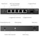 TP-Link SG2206MP Omada Access 6-port Gigabit switch with 4-port PoE+