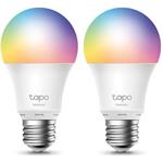 TP-Link Tapo L530E Smart Wi-Fi LED Bulb, Multicolor, 2500-6500K, E27 - 2-pack