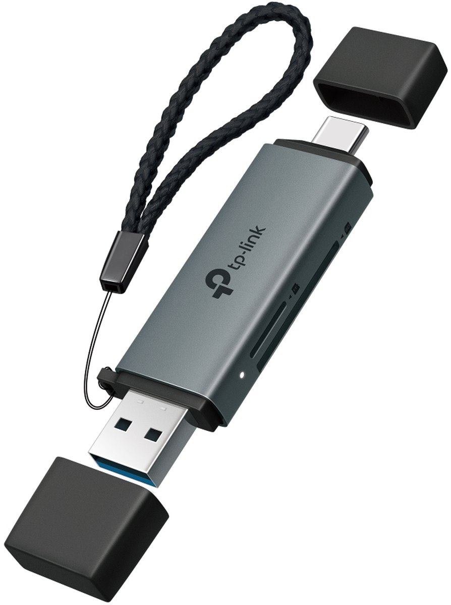 TP-Link UA430D USB 3.0 Type-C and Type-A to SD and microSD 3.0 Card Reader
