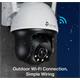 TP-Link VIGI C540-W(4mm) PTZ dome camera, 4MP, 4mm, WiFi, Full-Color