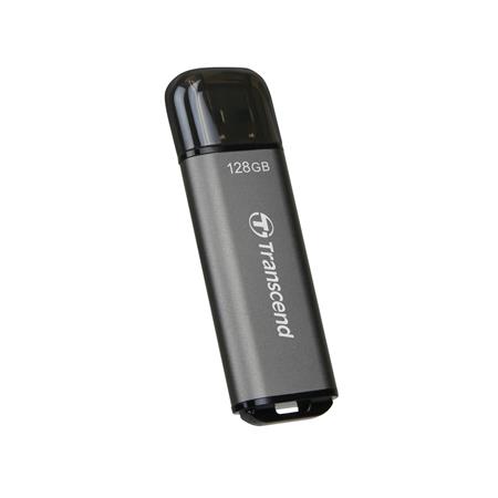 Transcend 128GB JetFlash 920, USB 3.0 (3.2 Gen 1) flash disk, 420MB/s R, 400MB/s W, vesmírně šedý