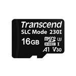 Transcend 16GB microSDHC230I UHS-I U3 V30 A1 (Class 10) 3D TLC (SLC mode) průmyslová paměťová karta,