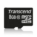 Transcend 8GB microSDHC (Class 10) paměťová karta (bez adaptéru)