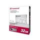 Transcend SSD SSD370 32GB SATA3 2,5'' 7mm čtení:zápis (230/40MB/s) kryt: hliník