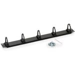 TRITON 19 "cable management panel 1U - 5x large plastic handle, black