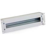 TRITON 19" circuit breakers DIN rail covered recessed, 3U, black