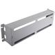 TRITON 19" circuit breakers DIN rail covered recessed, 3U, gray