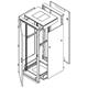 TRITON 19 "floor-standing rack 37U / 600x600, removable