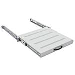 TRITON Police retractable 19 ", 1U / 650 mm full extension, load capacity 45 kg, gray