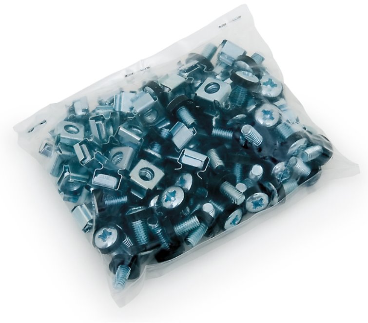 Triton rackmount screws and cage nuts set M6 (50 pcs)
