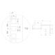 TRITON Vertical rail 6U, price for 1 pc