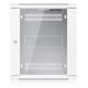 Ubiquiti 12U Rack Cabinet, Wall mount, 450mm, glass door