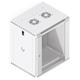 Ubiquiti 12U Rack Cabinet, Wall mount, 450mm, glass door