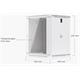 Ubiquiti 12U Rack Cabinet, Wall mount, 450mm, glass door