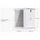 Ubiquiti 12U Rack Cabinet, Wall mount, 600mm, glass door