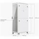 Ubiquiti 42U Rack Cabinet, 1000mm, glass door