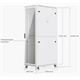 Ubiquiti 42U Rack Cabinet, 1000mm, glass door