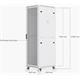Ubiquiti 42U Rack Cabinet, 800mm, perforated door