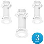 Ubiquiti FlexHD-CM-3, Ceiling Mount for UniFi FlexHD and U6-Mesh, 3-pack