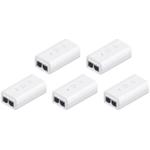 Ubiquiti POE-24-12W-G-WH, Gigabit PoE Injector, 24V/0,5A (12W), 5-Pack