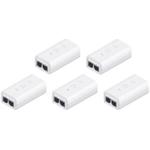 Ubiquiti POE-24-24W-5P, Gigabit PoE Injector, 24V/1A (24W), 5-Pack