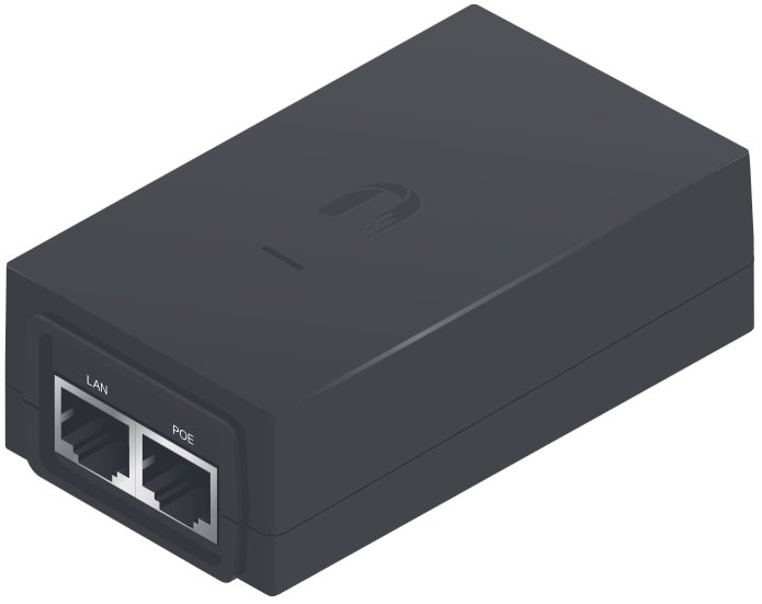 Ubiquiti POE-50-60W-G-BULK, Gigabit PoE adapter 50V/1,2A (60W) for AirFiber, w/power cable (EU) - Bulk