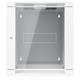 Ubiquiti Two-section 12U Rack Cabinet, Wall mount, 700mm, glass door