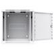 Ubiquiti Two-section 12U Rack Cabinet, Wall mount, 700mm, perforated door