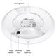 Ubiquiti UniFi UAP-nanoHD-3, Wave2 AC AP, PoE Not Included, 3-pack