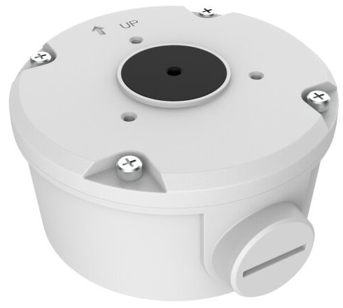 UNV Fixed bullet junction box - TR-JB05-B-IN for IPC21XX series with circular base (Extra back outlet) - Bazar