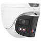 UNV IP Panoramic turret camera - IPC3K28SE-ADF28KMC-DL-I0, 8MP, 2x 2.8mm, IR + LED, Prime2 Triguard2