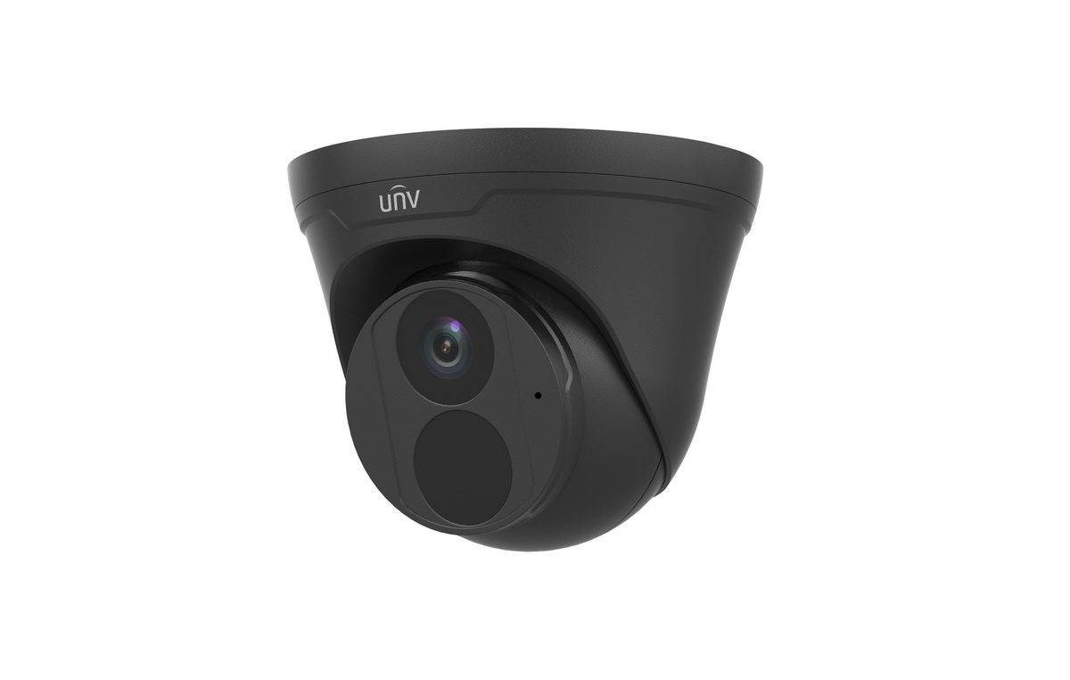 UNV IP turret camera - IPC3614LE-ADF28K-H-BLACK, 4MP, 2.8mm, EasyStar, black